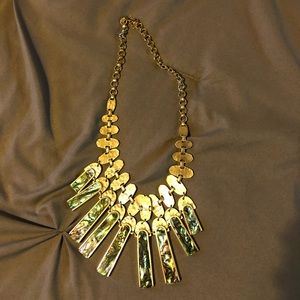 Kendra Scott Gold Abalone Necklace